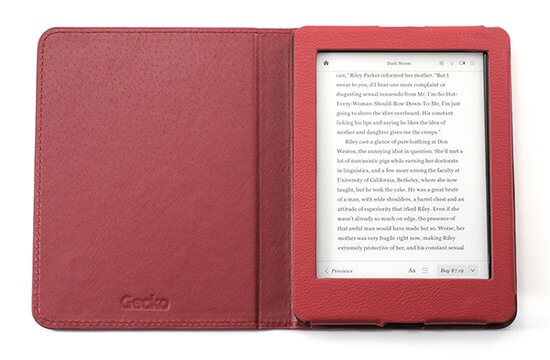 gecko kobo glo hd hoesje - rood