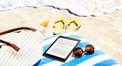 kobo aura one strand zwembad waterdicht