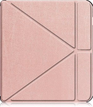 Kobo Libra H2O hoesje - Tri-Fold Book Case - Rosé Goud